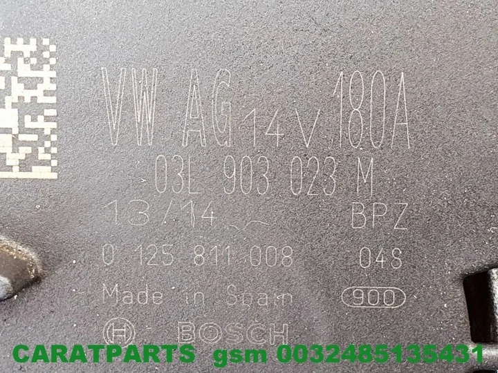 03l903023m-sharan-dynamo-arteon-alternator-golf-a3-180a- — foto 8