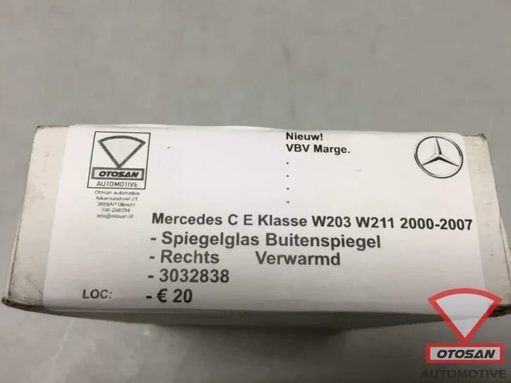 mercedes-c-e-klasse-w203-w211-spiegelglas-buitenspiegel-rech — foto 4