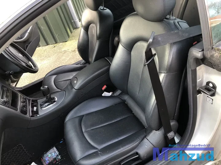 mercedes-clk-c209-compleet-zwart-leer-leder-interieur-coupe — foto 5