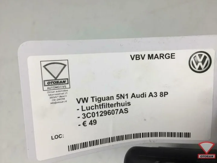 vw-tiguan-audi-a3-8p-seat-vag-luchtfilterhuis-3c0129607as — foto 2