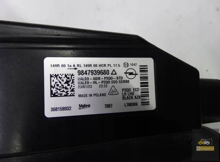 opel-mokka-x-j13-links-koplamp-led-9847939680 — foto 10
