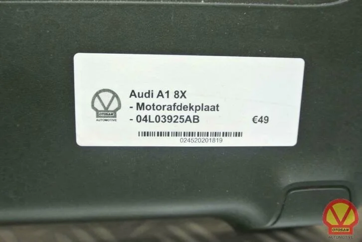 audi-a1-8x-motorafdekplaat-afdekplaat-motor-04l03925ab — foto 2