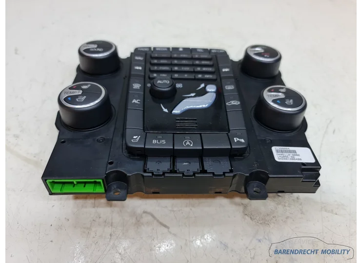 volvo-s60-ii-climate-control-bedieningspaneel-kachelpaneel-automatisch-elektronisch-origineel-nette-staat-gebruikt-stoelverwarming-stoelkoeling-radiobediening-telefoon-2010-2011-2012-2013-2014-2015-2016-2017-2018-2019-2020-barendrecht-mobility-servic