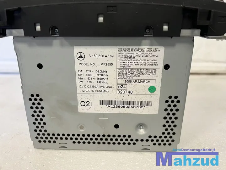 mercedes-aklasse-w169-radio-a1698204789-20052012 — foto 3