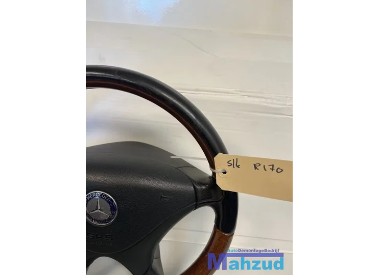mercedes-slk-r170-hout-stuurwiel-stuur-met-airbag-9604