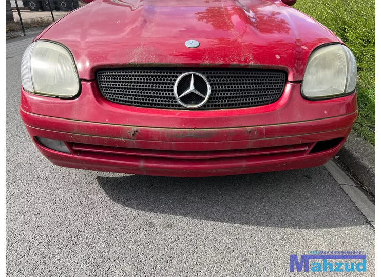 MERCEDES SLK R170 ROOD H582 Voorbumper 1996-2004