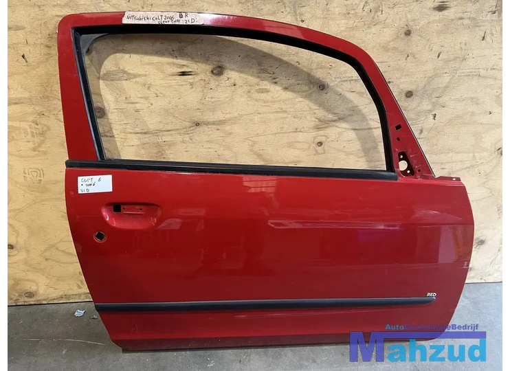 MITSUBISHI COLT 6 Rood 21D rechts deur  2004-2012