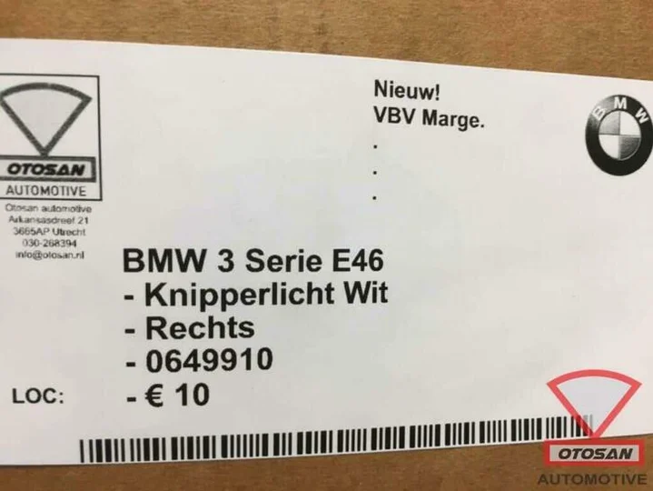 bmw-3-serie-e46-knipperlicht-nieuw!-rechts-0649910 — foto 3
