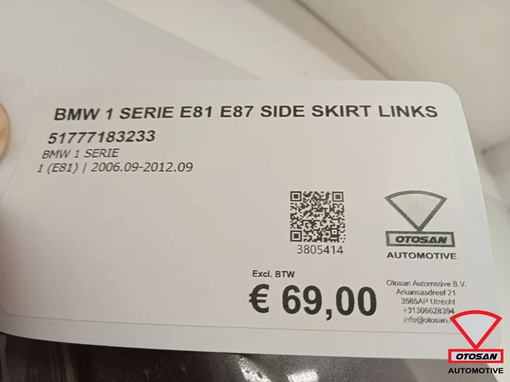 bmw-1-serie-e81-e87-side-skirt-origineel-links-51777183233 — foto 3
