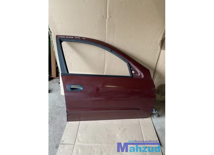 NISSAN ALMERA ROOD AX5G Rechts Voor deur portier