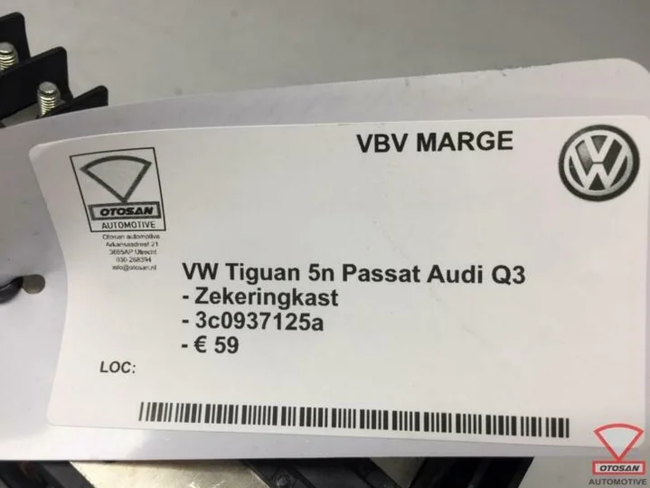 vw-tiguan-5n-passat-q3-zekeringkast-3c0937125a — foto 3