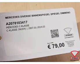 mercedes-diverse-binnenspiegel-spiegel-dimmend-a2078103417 — foto 4