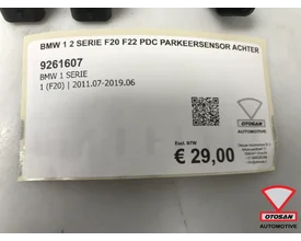 bmw-1-2-serie-f20-f22-pdc-parkeersensor-achter-9261607 — foto 3