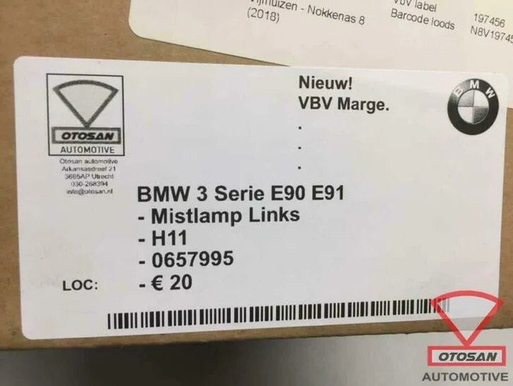 bmw-3-serie-e90-e91-mistlamp-nieuw!-links-0657995 — foto 3