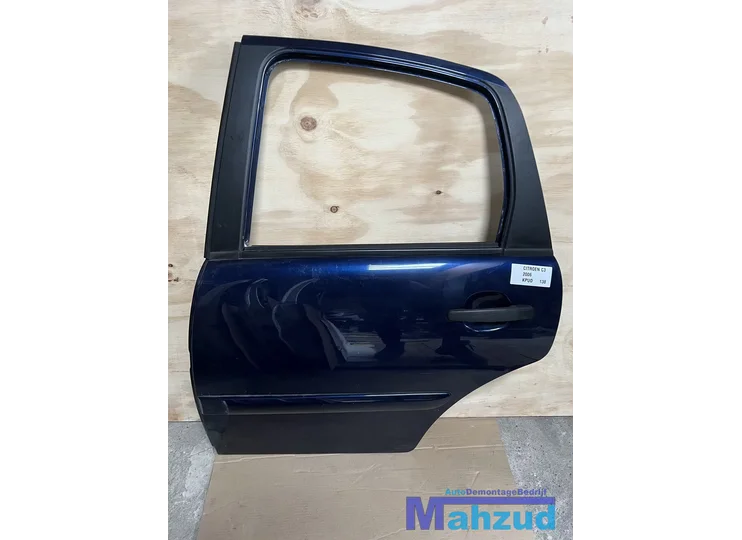 CITROEN C3 1 Blauw KPUD links achter deur 2002-2009