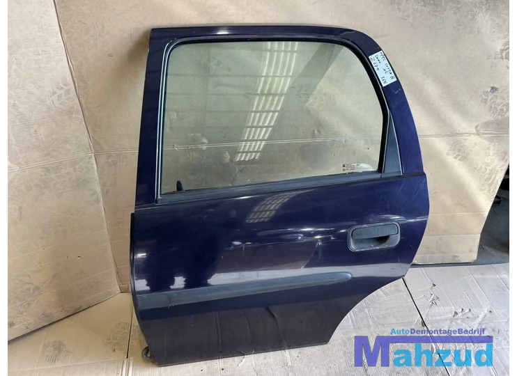 OPEL CORSA B BLAUW Z279 Links achter deur portier 1993-1999