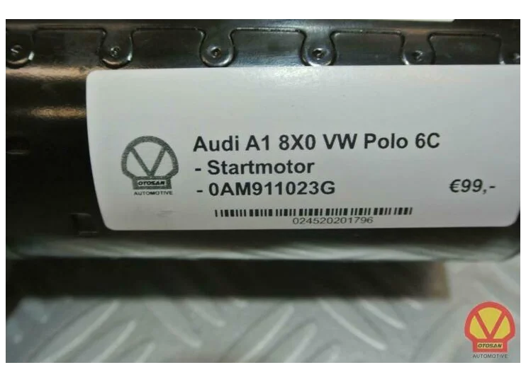 Audi A1 8X0 VWPolo 6C Startmotor 0AM911023G