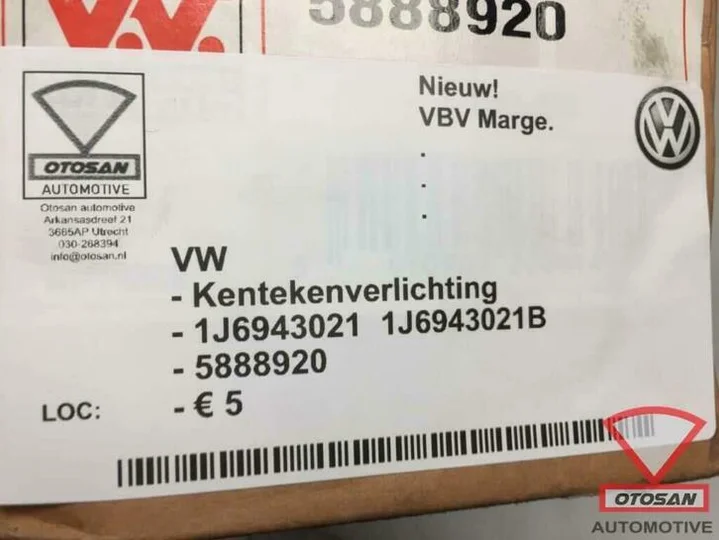 vw-golf-4-iv-kentekenverlichting-nieuw!-1j6943021-1j6943021b — foto 3