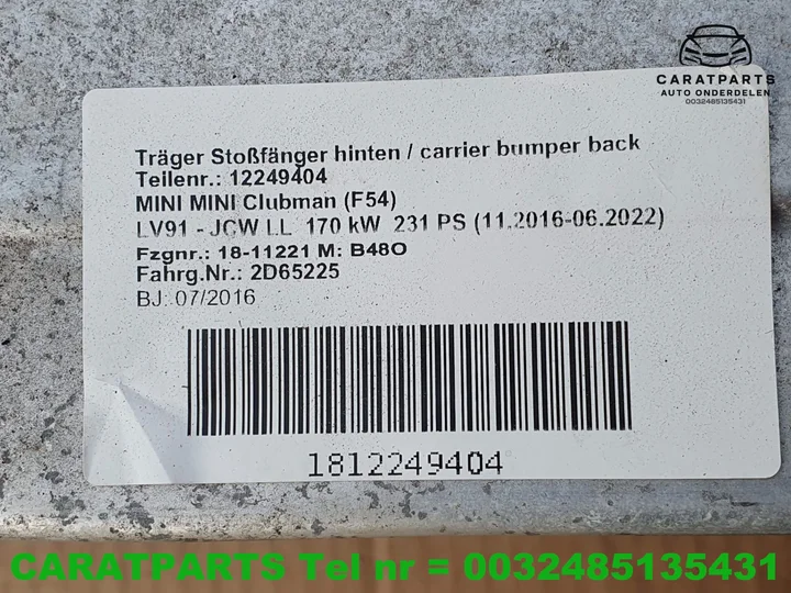 51127348919-7348919-mini-f54-bumperbalk-f54-bumperbalk-f54 — foto 8