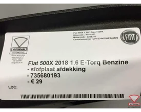 fiat-500x-2018-slotplaat-afdekking-735680193 — foto 3