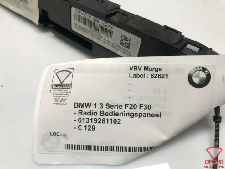 bmw-1-3-serie-f20-f30-radio-bedieningspaneel-61319261102 — foto 3