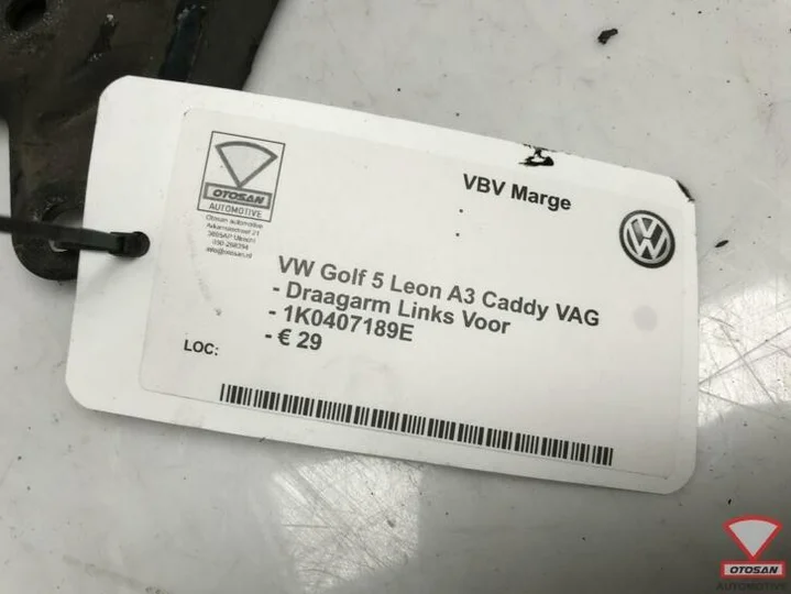 vw-golf-5-leon-a3-caddy-vag-draagarm-links-voor-1k0407189e — foto 2