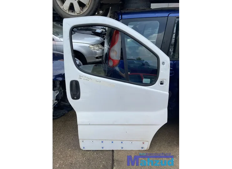 Renault trafic Opel vivaro rechter voor deur wit