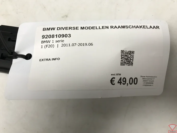 bmw-diverse-raamschakelaar-spiegelverstelling-920810903 — foto 2