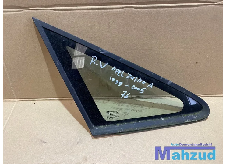 OPEL ZAFIRA A rechts voor raam zijruit zijraam 1999-2005