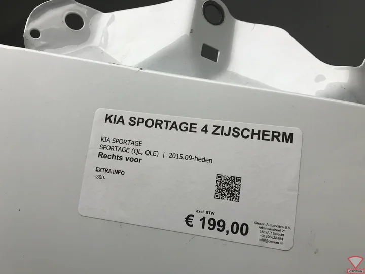 kia-sportage-4-2015+-zijscherm-spatbord-rechts-voor-origineel! — foto 3
