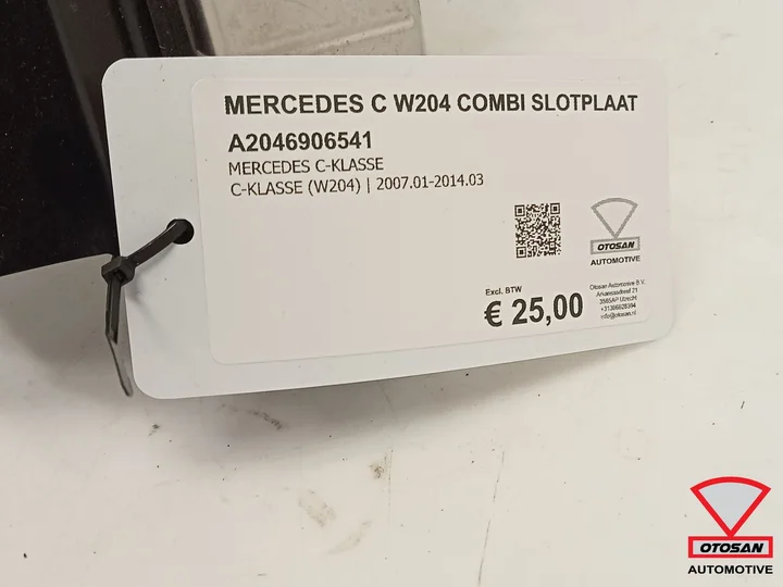 mercedes-c-w204-combi-slotplaat-afdekking-a204906541 — foto 2