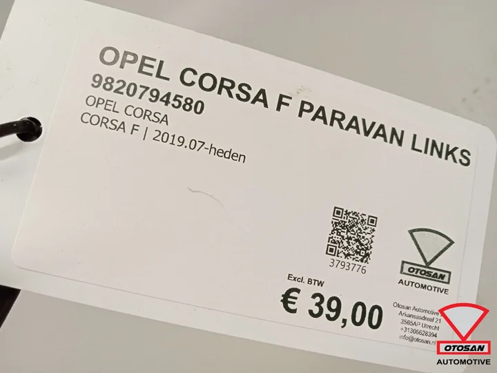 opel-corsa-f-19-paravan-paravent-links-9820794580 — foto 3