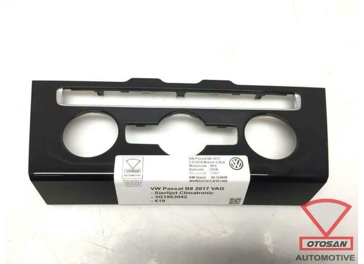 vw passat b8 2017 vag sierlijst climatronic 3g1862042