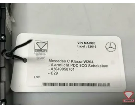 mercedes-c-klasse-w204-alarmlicht-pdc-schakelaar-a2049058701 — foto 2