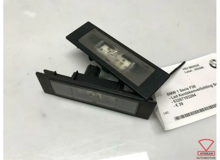 bmw 1er f20 led kennzeichenleuchte seat 63267193294