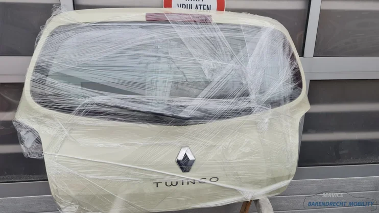 achterklep-renault-twingo-ii-creme-wit-ovenr-jaune-vanille-kofferklep-origineel-gebruikt-2007-2011 — foto 10