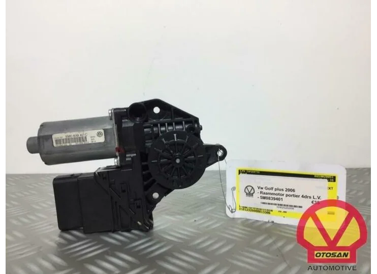vw golf 5 plus raammotor portier links achter 5m0839401
