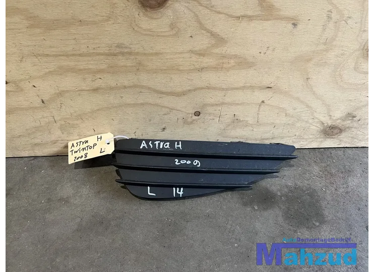 OPEL ASTRA H TWINTOP links Voorbumper bumper grille rooster 2003-2010