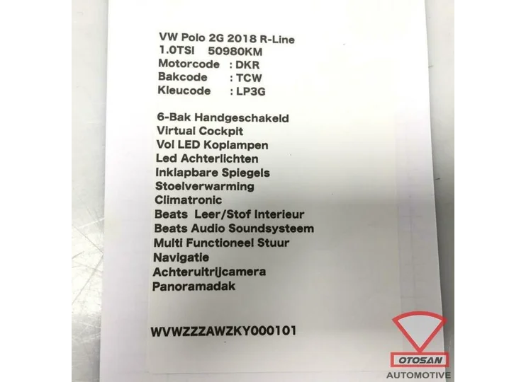 VW Polo 2G 2018 Ibiza Fabia VAG Turbo 1.0TSI 04C145702P