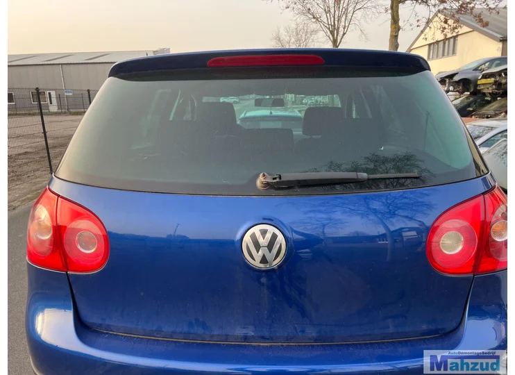 Hayon arrière bleu LC5J pour VW Golf 5 (2004-2009)