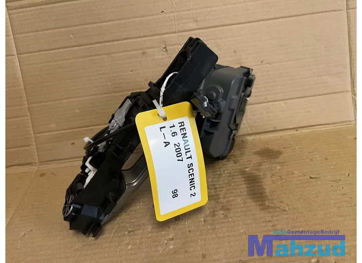 RENAULT SCENIC 2 links achter deurgreep buiten deur slot 2004-2009