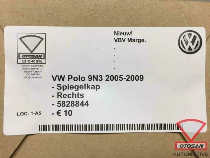 vw-polo-9n3-2005-2009-spiegelkap-spiegel-kap-rechts-nieuw!-5 — foto 3