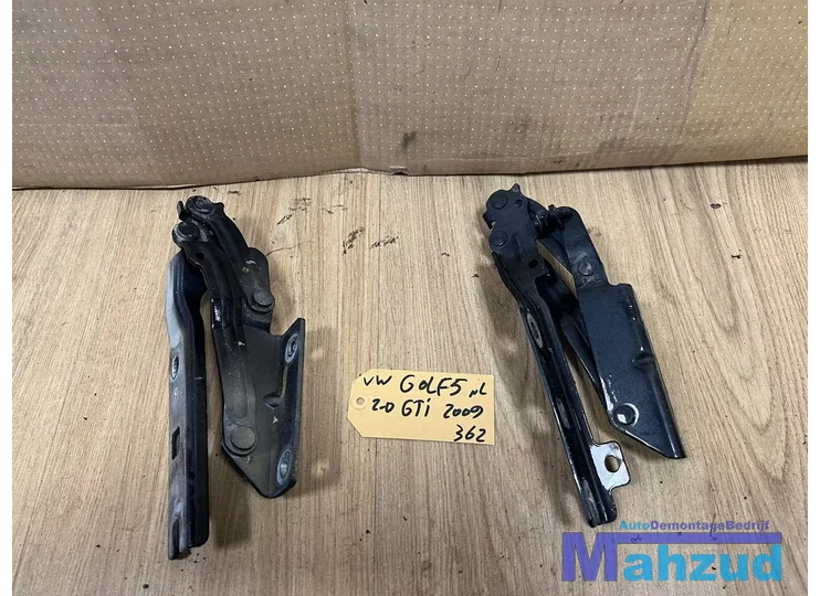 VW GOLF 5 GTI Motorkap scharnier set 2003-2009