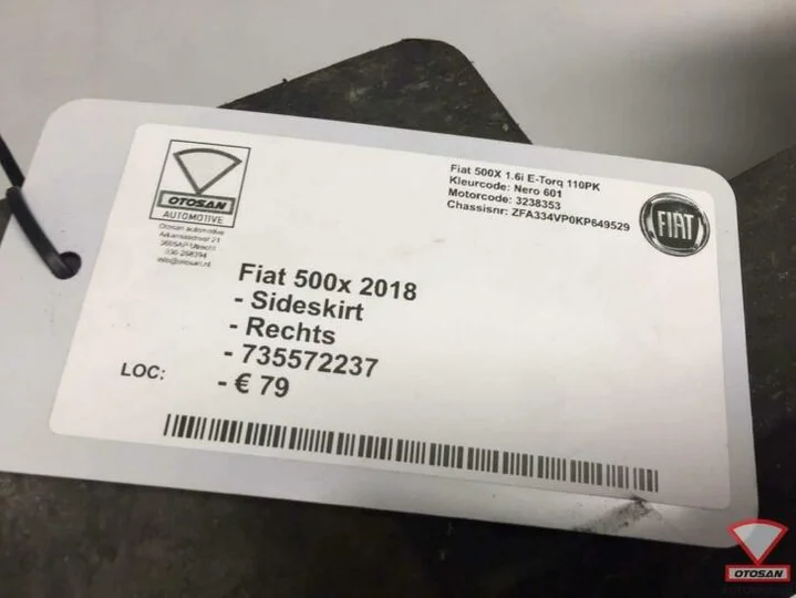 fiat-500x-2018-sideskirt-side-skirt-rechts-735572273 — foto 2