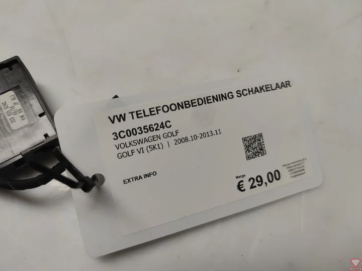 vw-golf-5-6-passat-telefoonbediening-schakelaar-3c0035624c — foto 3