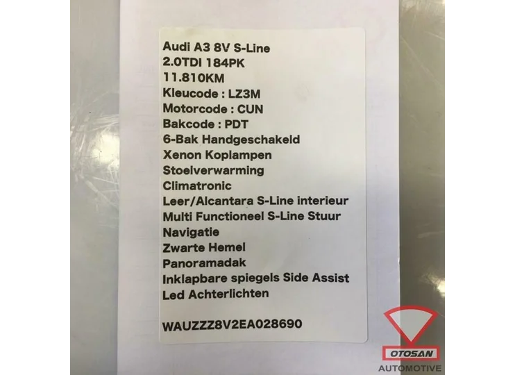 Audi A3 8V S-Line Sportback Luchtmassameter 03L906461A
