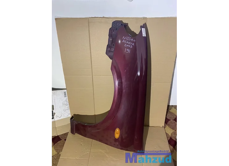 NISSAN ALMERA ROOD links linker scherm zijscherm