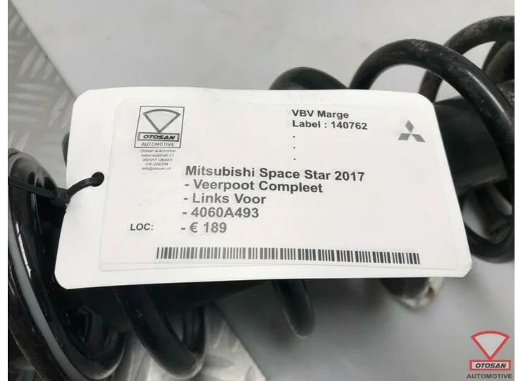 Mitsubishi Space Star Veerpoot Compleet Rechts Voor 4060A493