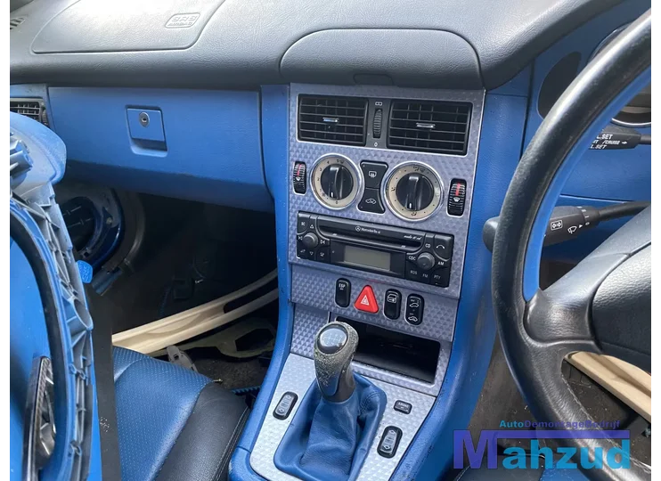 MERCEDES SLK R170 BLAUW middenconsole radio kachelpaneel 96-04