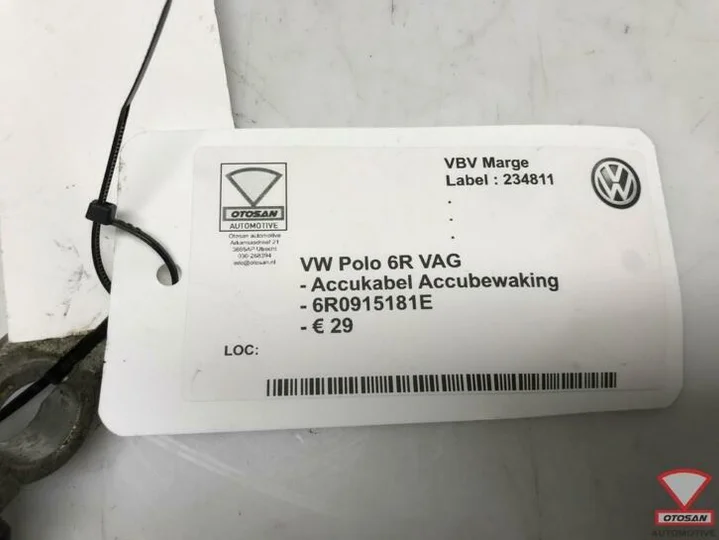 vw-polo-6r-vag-accukabel-accubewaking-6r0915181e — foto 2